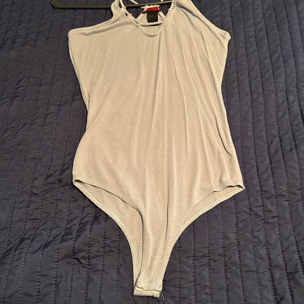 Bke red body suit